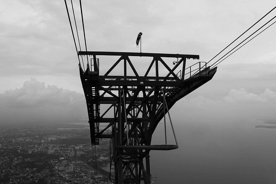 architecture, structures, bridges, modern, art, steel, lines HD wallpaper