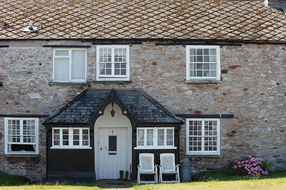 home, cornwall, england, input, covered, garden chairs, rubber boots HD wallpaper