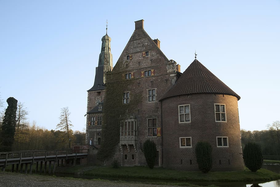 castle, raesfeld, tower, middle ages, germany, westfalen, knights HD wallpaper