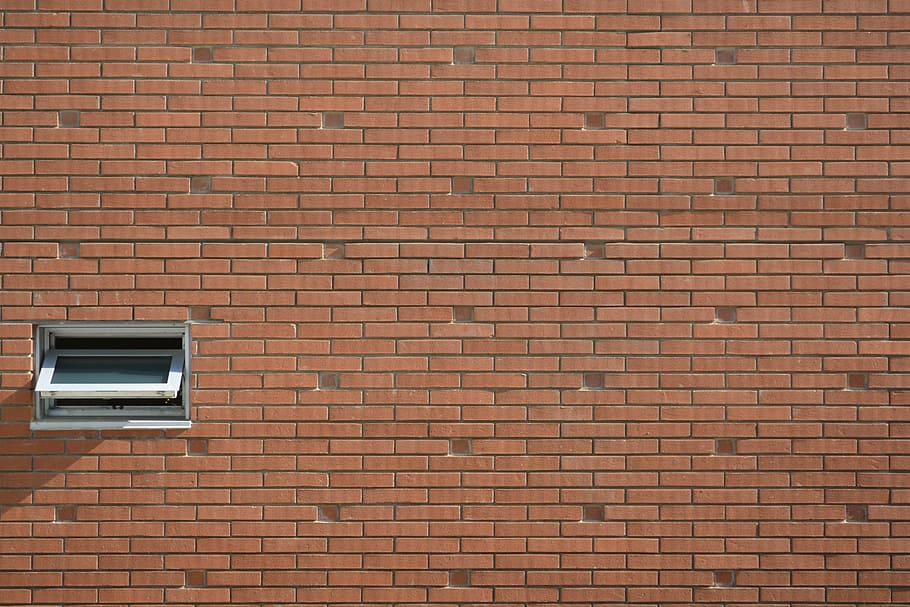 architecture, brick wall, pattern, texture, window, built structure HD wallpaper