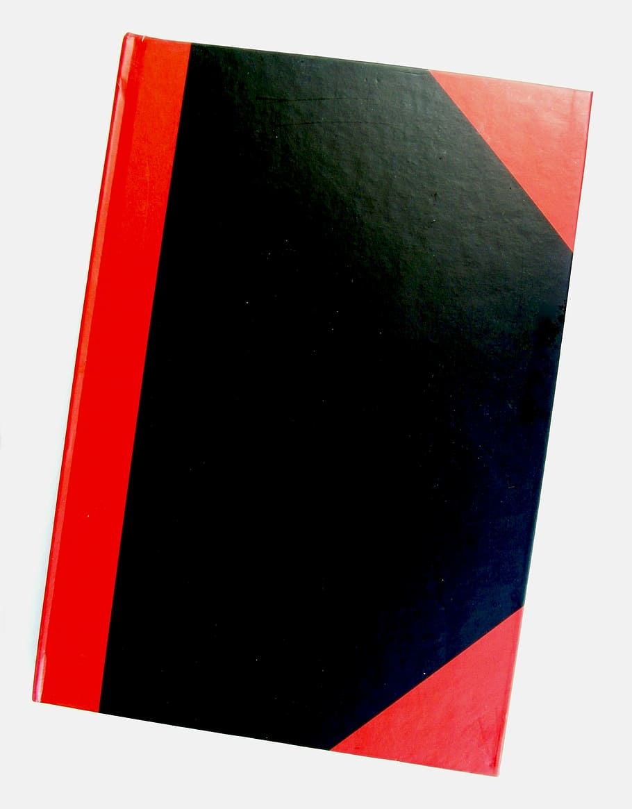 notebook, notes, corner, red, black, flag, black color, no people HD wallpaper