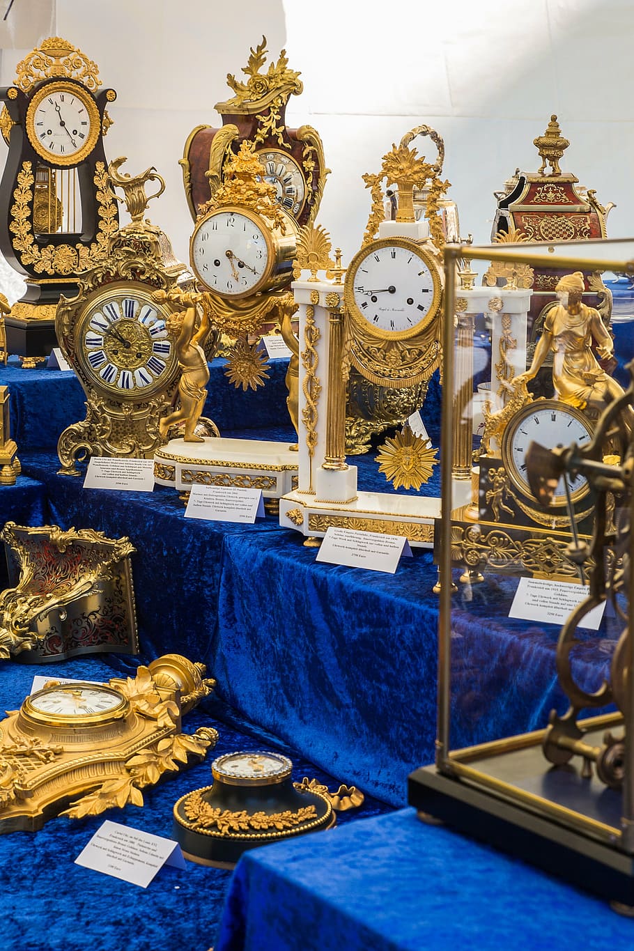 clock, movement, watchmaker, antiquarian, junk, antique, gold colored HD wallpaper