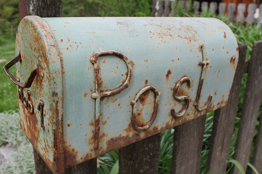 gray mailbox on brown plank fence, Post, Letter, Boxes, Stainless HD wallpaper
