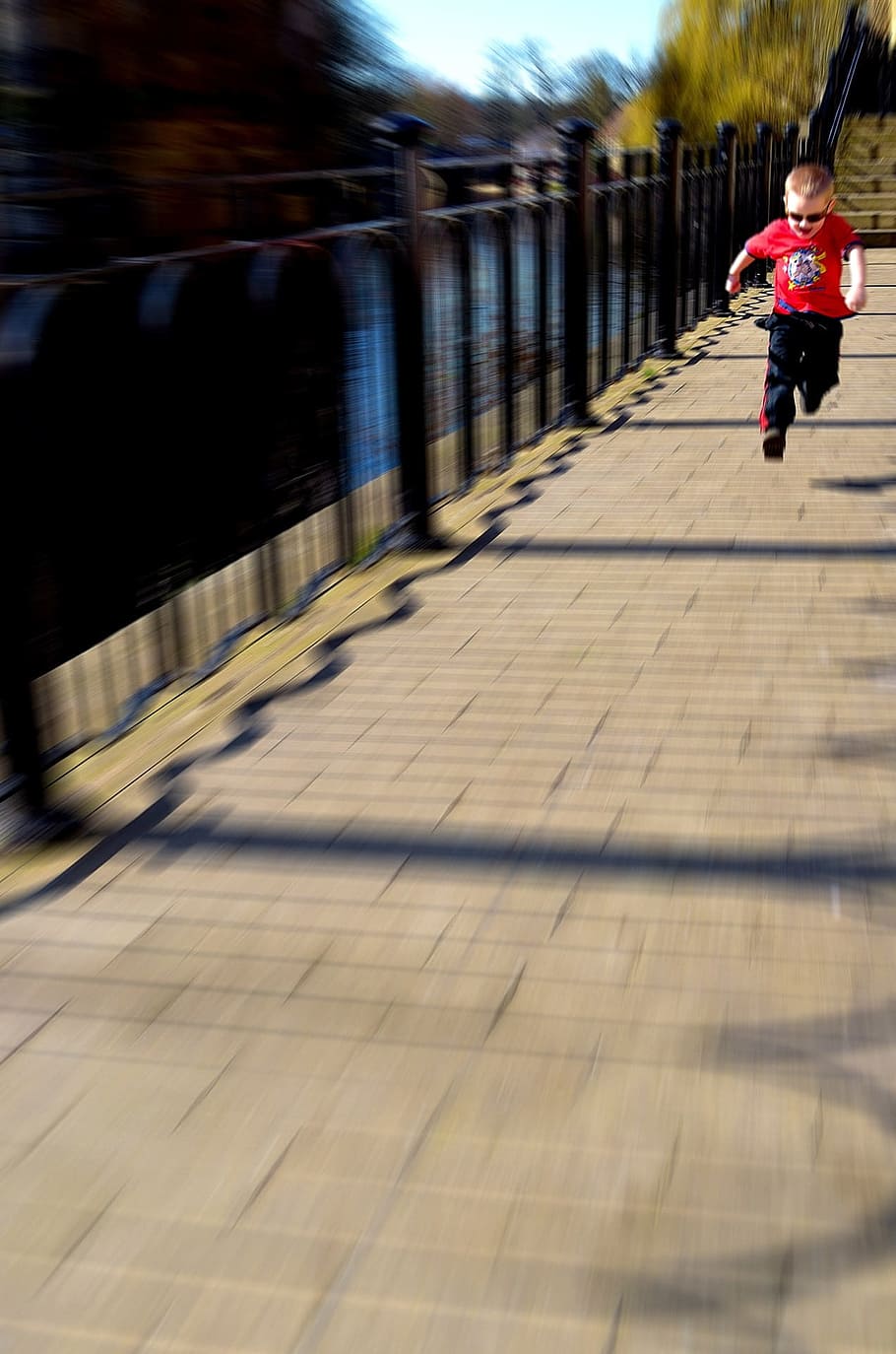 Boy, Run, People, Light, Energy, effect, jump, baby, youth HD wallpaper