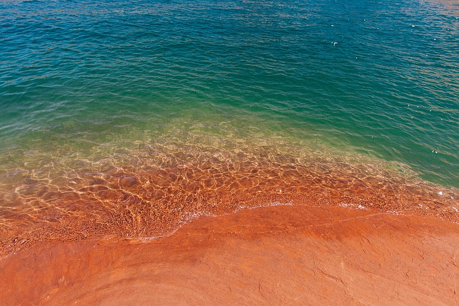 beach, ocean, sand, sea, seascape, seashore, water, beauty in nature HD wallpaper