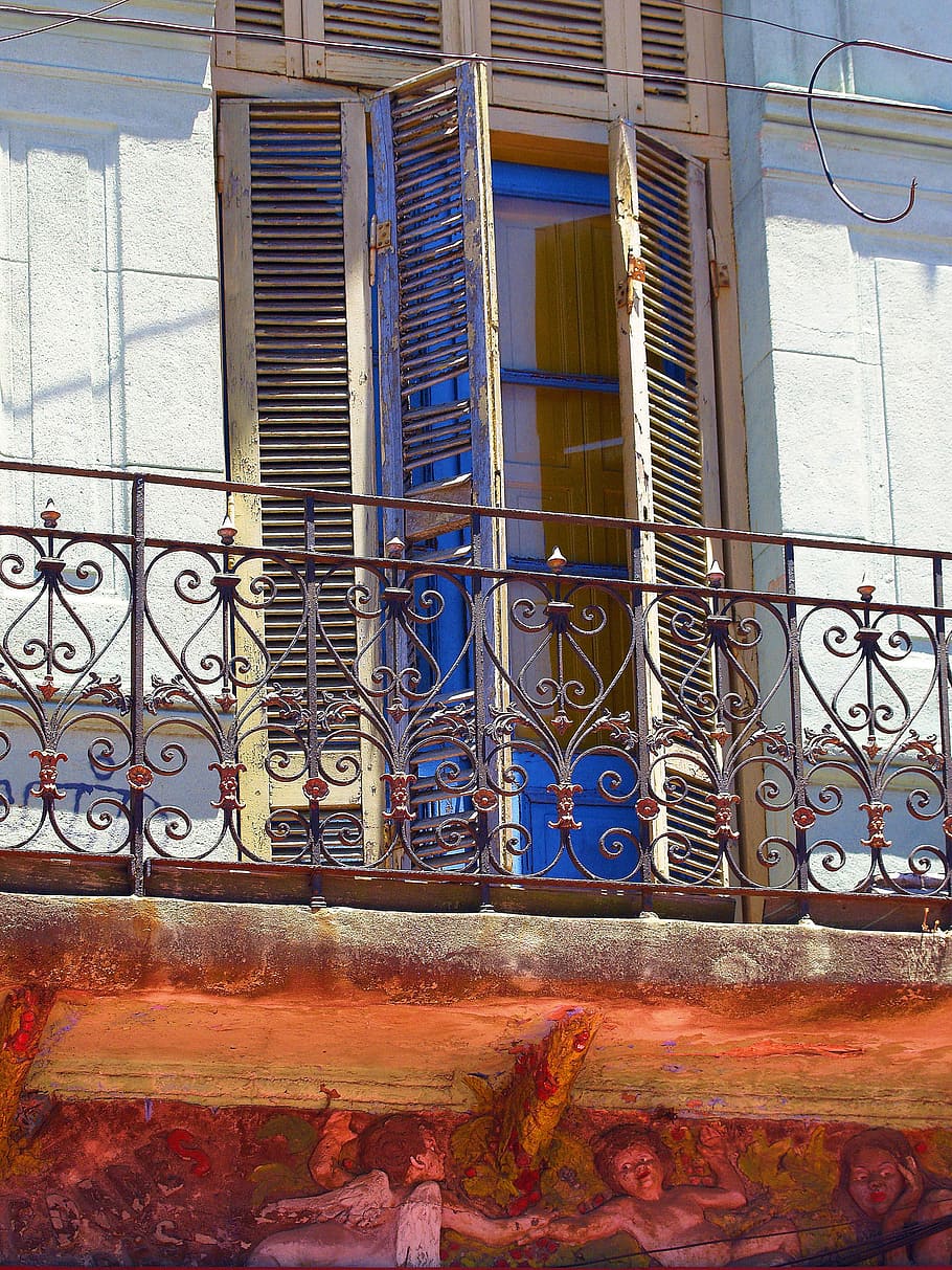 Facade, Balcony, Window, Architecture, house, home, city, exterior HD wallpaper