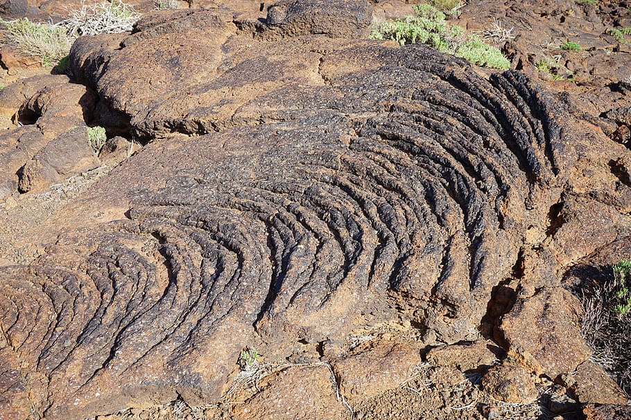 Lava, Lava, Lava Flow, Basalt, Petrified, Cold, tenerife, teide national park HD wallpaper