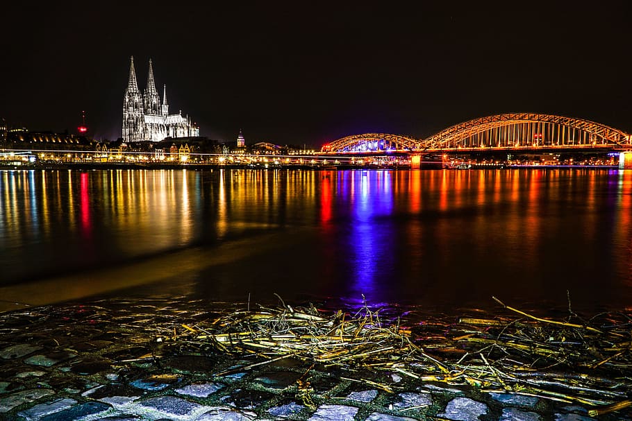 Cologne, Bridge, Dom, deutzer bridge, cologne cathedral, river HD wallpaper