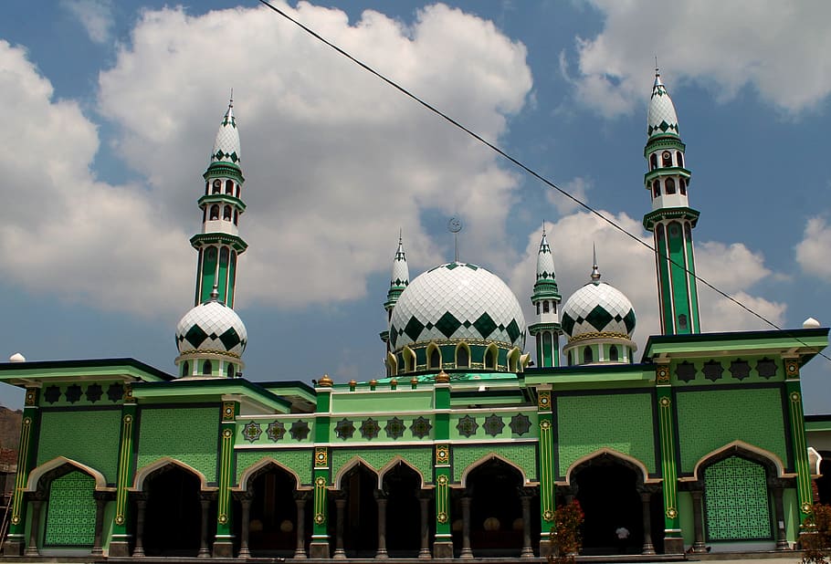 Masjid, Architecture, Mosque, Trenggalek, jawa timur, east java, HD wallpaper