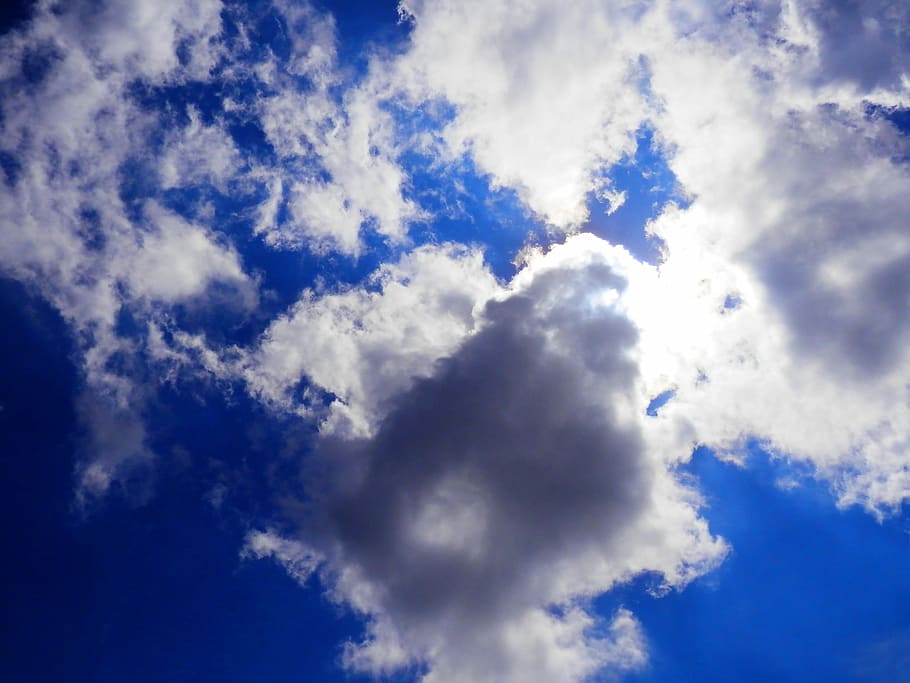 Blue, Skies, Clouds, Sky, blue sky clouds, nature, cloudy, day HD wallpaper
