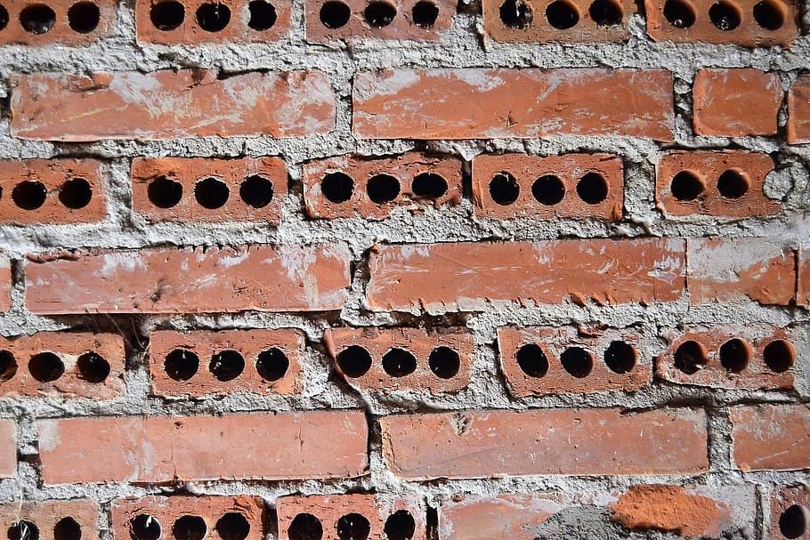 Bricks, Architecture, Materials, construction, wall, texture HD wallpaper