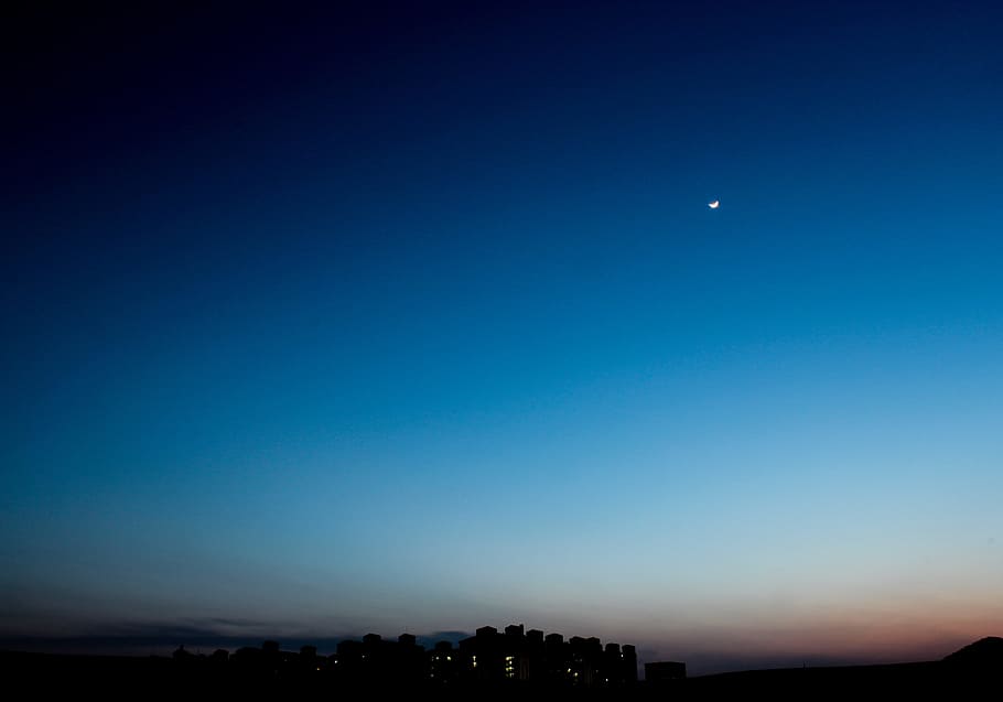 landscape photo of high-rise buildings, photography, blue sky HD wallpaper