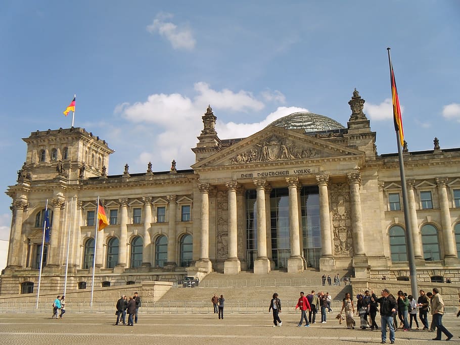 Building, Architecture, Berlin, Germany, the parliament, tour HD wallpaper