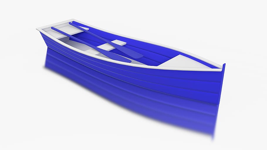 boot, paddle, rowing boat, water, ship, shipping, spieglung HD wallpaper