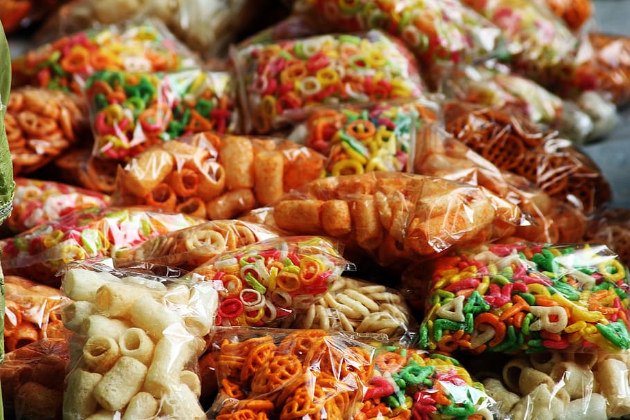 Chips, Food, Packets, Wafers, Fried, packed, snacks, view, close HD wallpaper