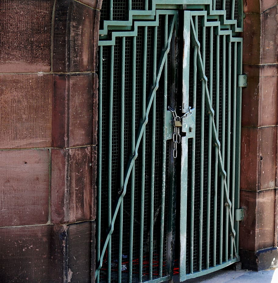 Grid, Goal, Blacksmithing, Input, Metal, ornament, door, iron railings HD wallpaper