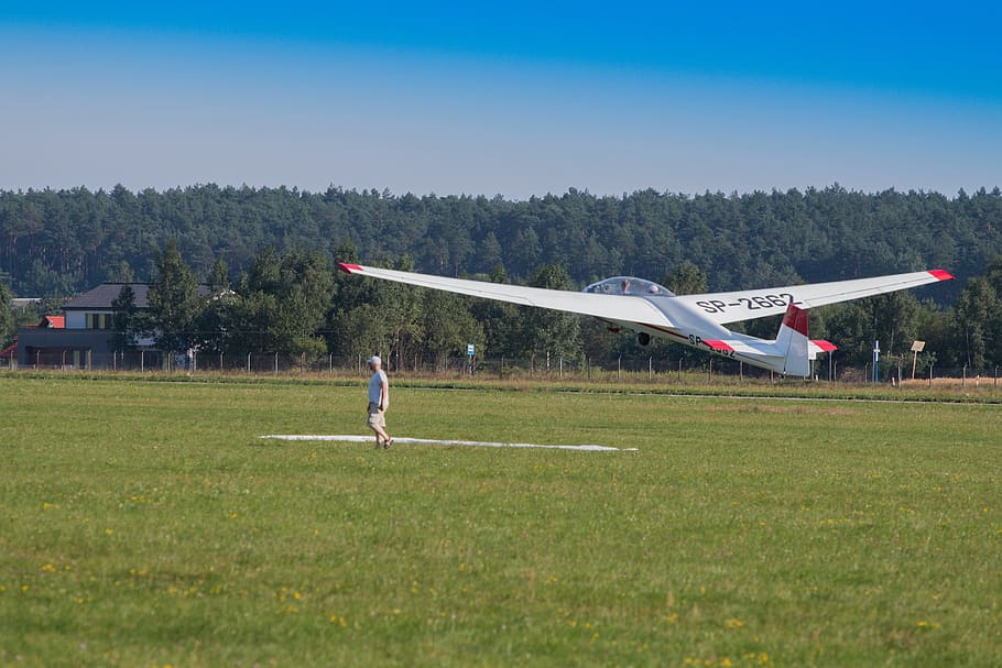 glider, fly, aviation, sky, wings, flight, travel, dom, recreation HD wallpaper