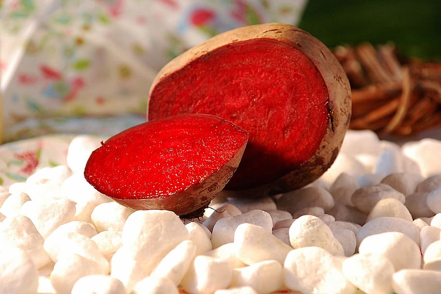 beets, decoration, red, white, decorative, food, vegetables HD wallpaper
