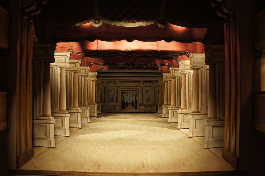 Theater, Paint, Decor, architecture, architecture And Buildings HD wallpaper