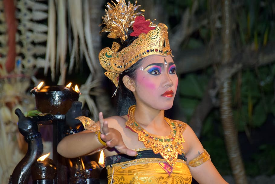 Bali, Indonesia, Travel, Ubud, Event, dance sideshow, feuertanz, HD wallpaper