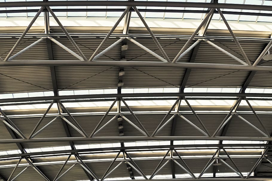 low-angle photography of building roof, architecture, construction