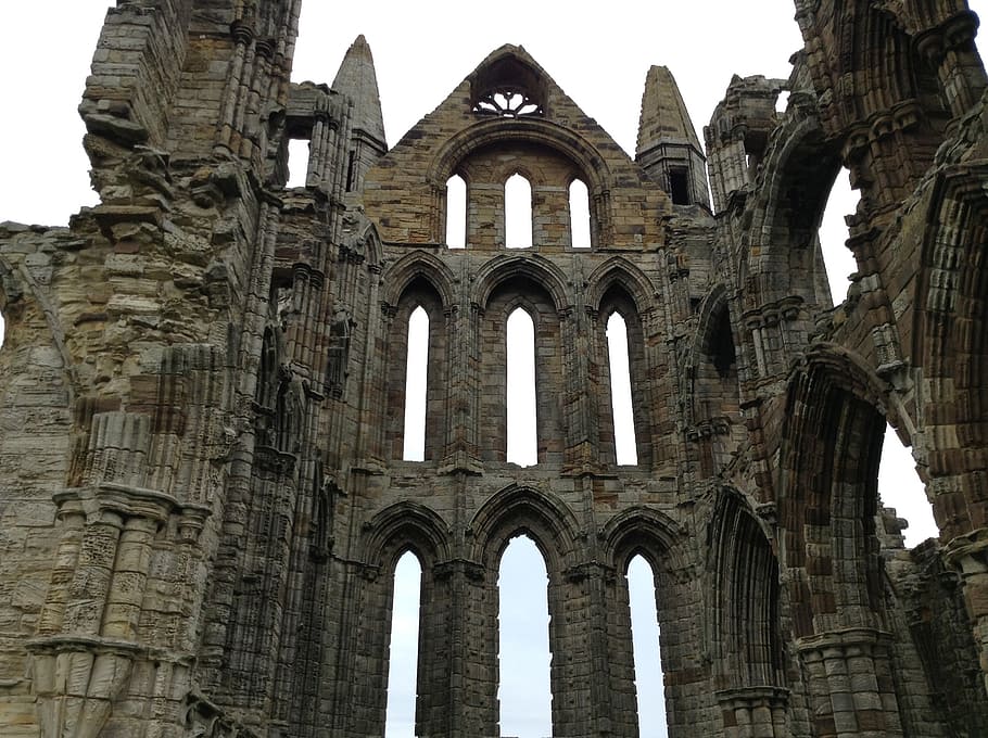 abbey, castle, saint, monastery yorkshire, united kingdom, old