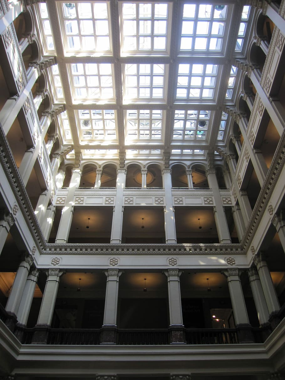 Architecture, Landmark, Historical, indoors, low angle view HD wallpaper