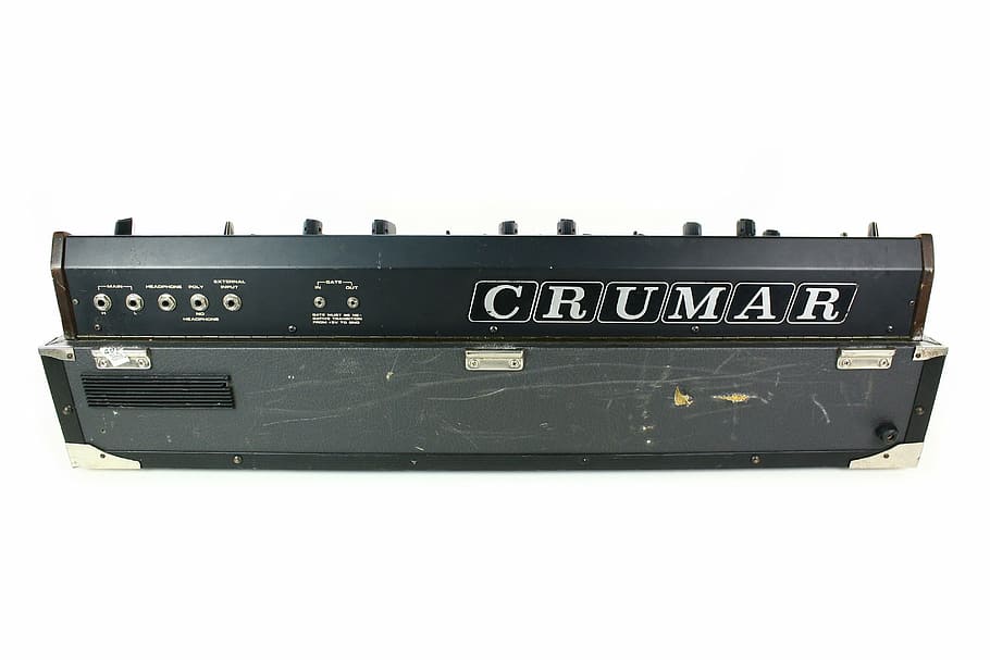 vintage synthesizer, crumar, crumar ds2, analog, text, white background HD wallpaper