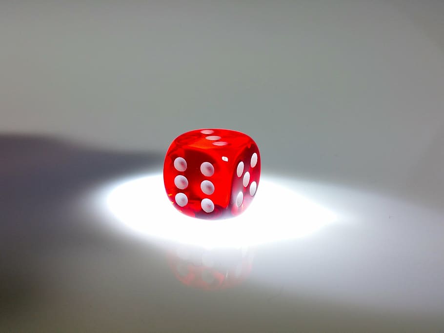 cube, red, luck, play, dice, gambling, leisure games, arts culture and entertainment HD wallpaper