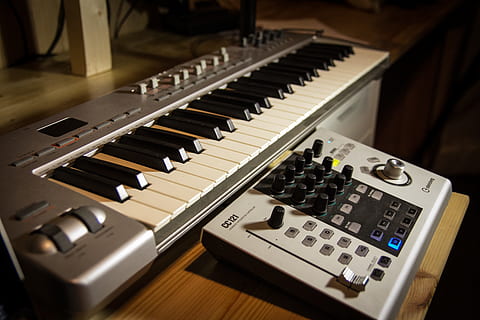 Cc, Cubase, Controller, 121 cc, musical instrument, piano, antique HD wallpaper