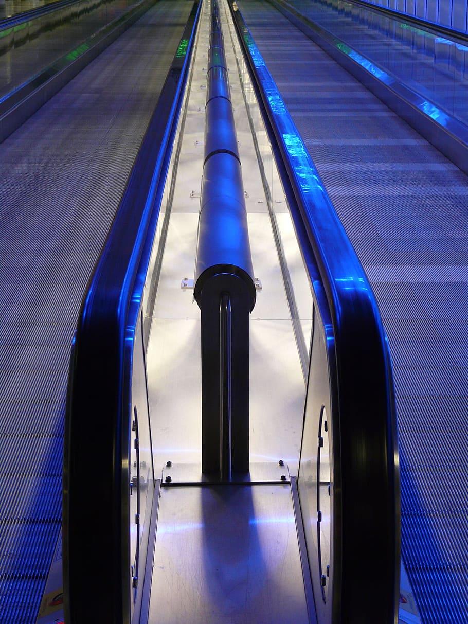 Handrails, Moving Walkway, roller platform, treadmill, moving sidewalk HD wallpaper
