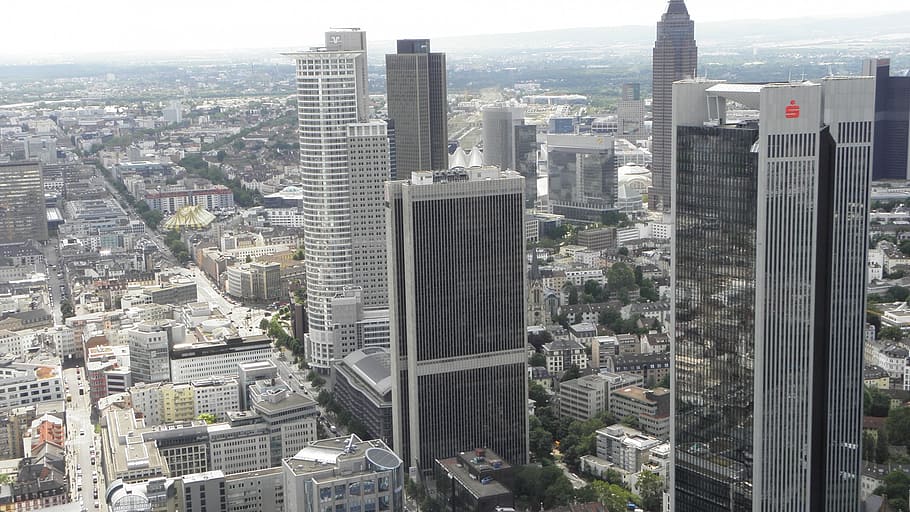 frankfurt, germany, architecture, skyline, city, cityscape HD wallpaper