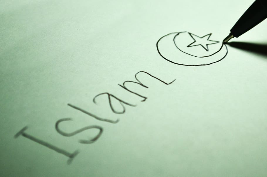 Islam, Write, Writing, Paper, white paper, pen, symbol, icon, HD wallpaper