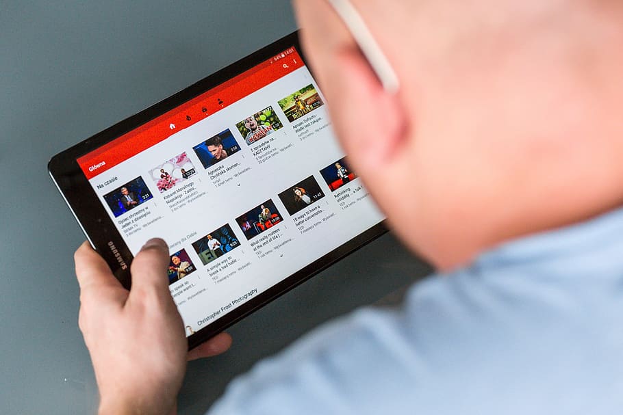 black tablet computer, youtube, android, electronics, communication HD wallpaper