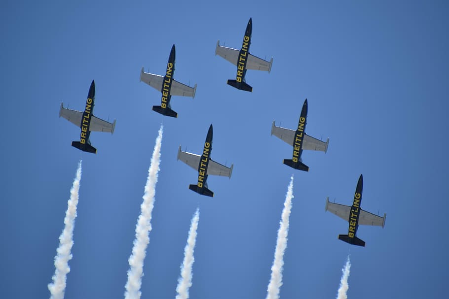 fighter, aircraft, aviation, stunt, airshow, flying, air Vehicle HD wallpaper
