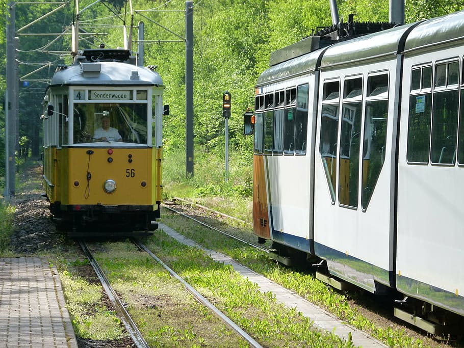 tram, gotha, overland tramway, mode of transportation, rail transportation HD wallpaper