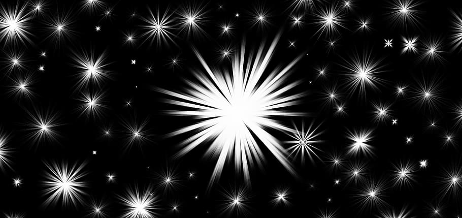 star, background, abstract, christmas, bokeh, lights, snow HD wallpaper