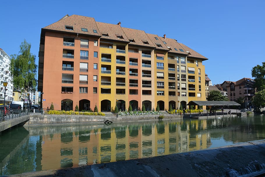residence, building, modern, facade, windows, architecture HD wallpaper