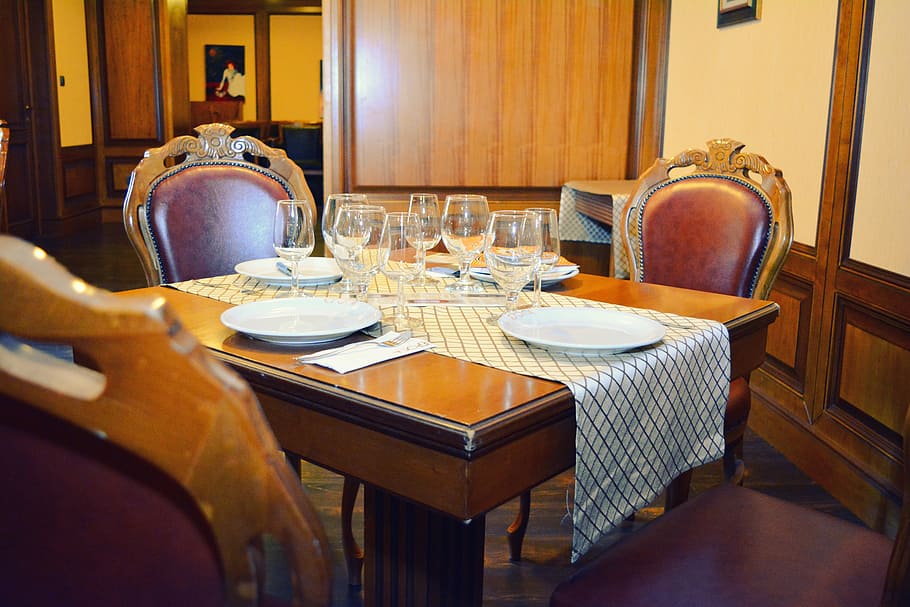 classical, table, restaurant, vintage, chairs, design, romantic HD wallpaper