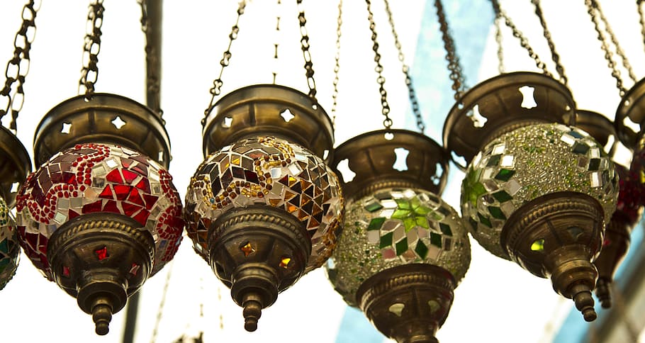 lamp, turkey, candle, hanging, lighting equipment, no people HD wallpaper