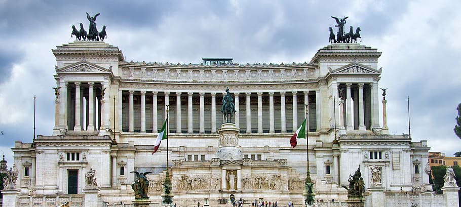 rome, roman, statue, ancient, architecture, italy, landmark HD wallpaper