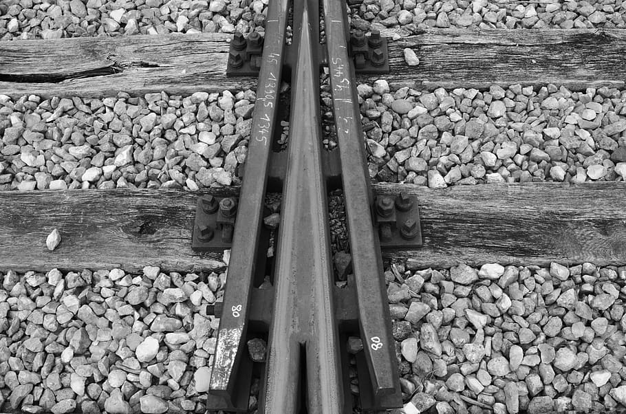 track, railroad track, seemed, railway, railroad tracks, marshalling yard, HD wallpaper