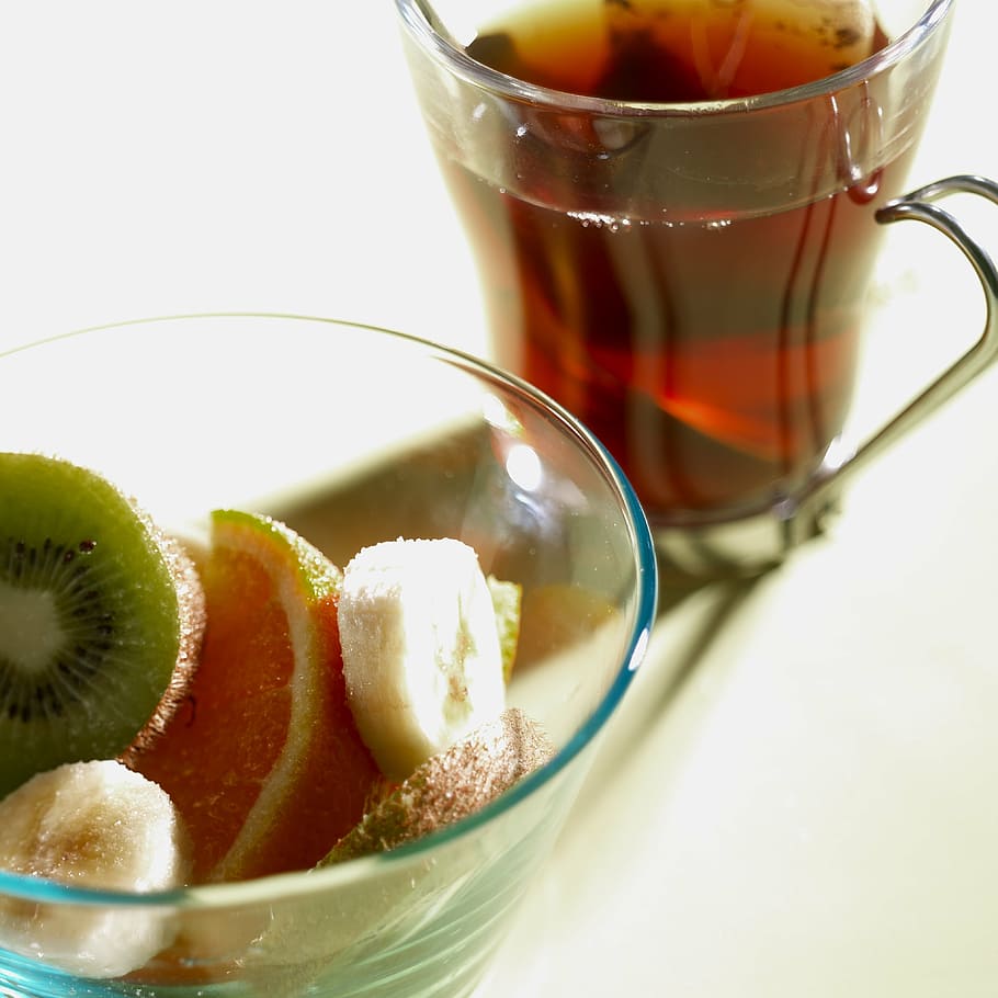 breakfast, tea, fruit, food and drink, freshness, refreshment HD wallpaper