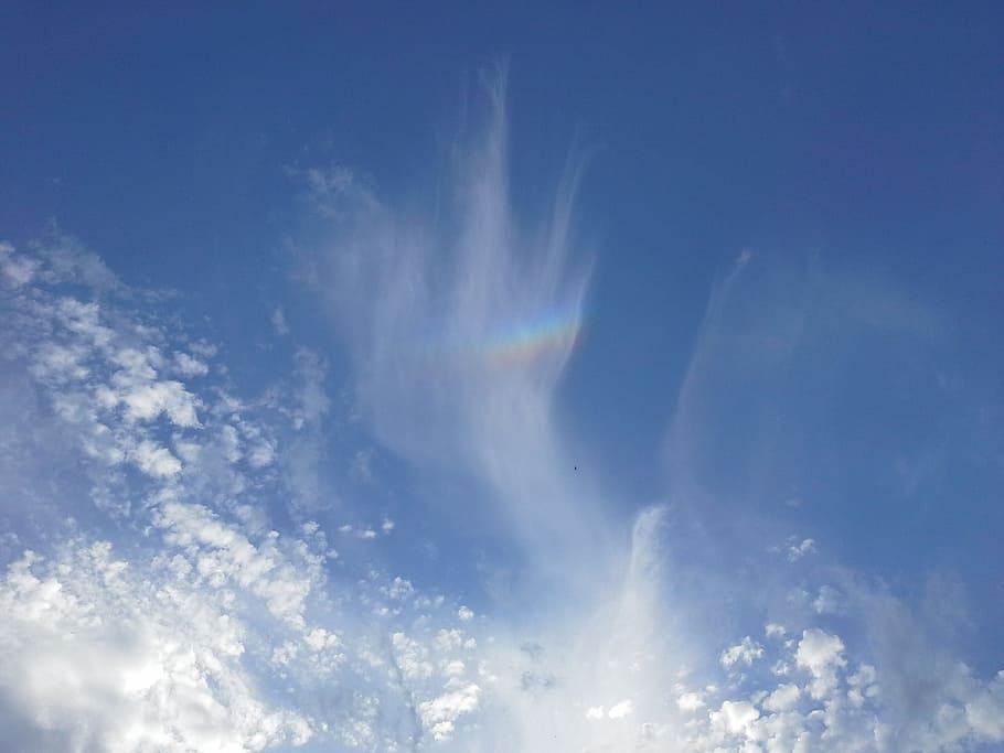Cloud, Rainbow, Nature, sky, light phenomenon, weather phenomenon HD wallpaper