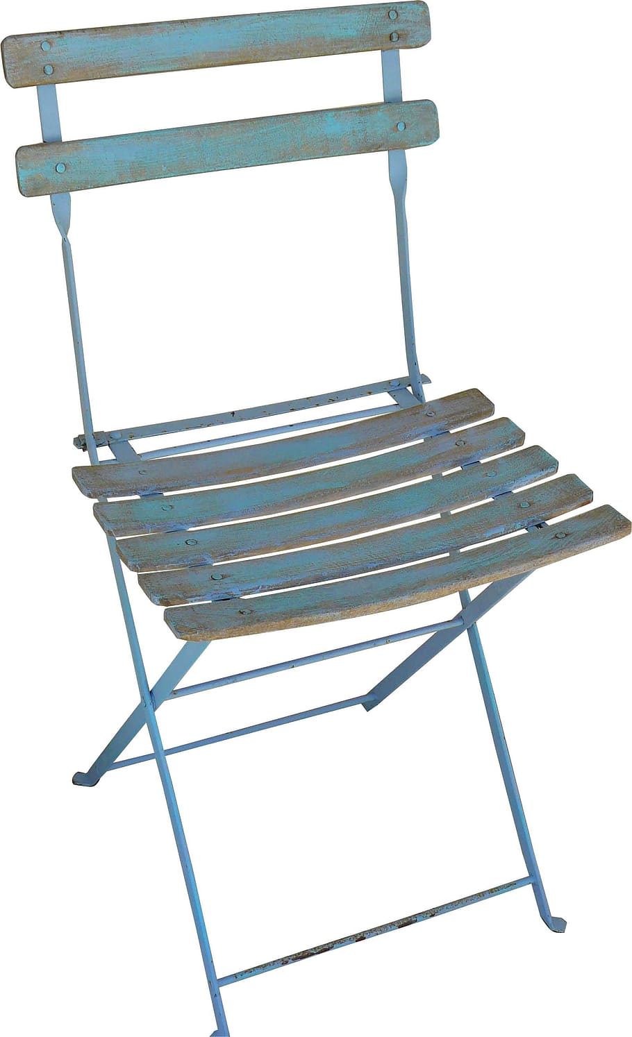 Chair, Iron, blue, deck Chair, no People, outdoor Chair, folding Chair, HD wallpaper