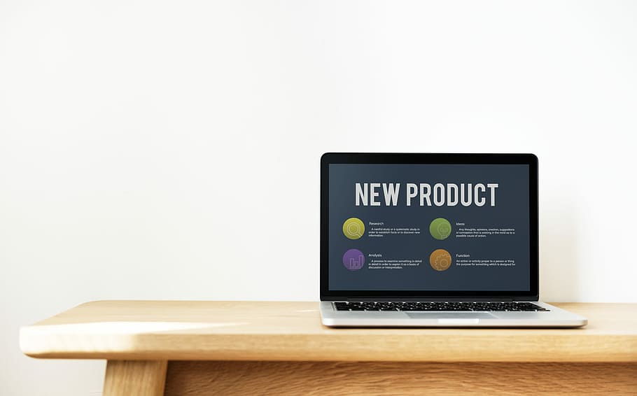 MacBook Pro on wooden desk, laptop, wooden table, tech, technology HD wallpaper