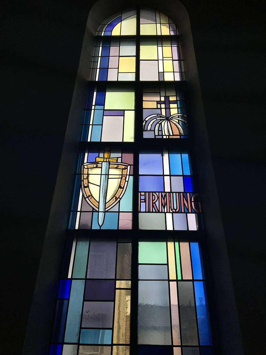 Baptism, Church, Pattern, Confirmation, tuttlingen, faith, window HD wallpaper