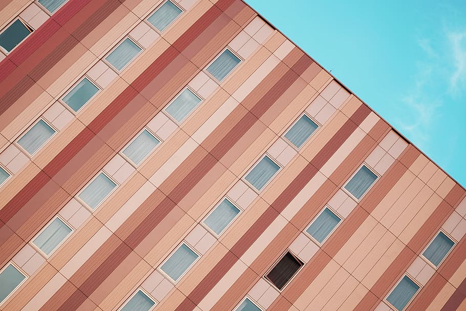 architecture, building, infrastructure, design, blue, built structure HD wallpaper