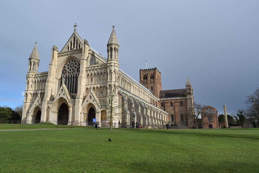 St Albans, Cathedral, Abbey, architecture, architecture And Buildings HD wallpaper