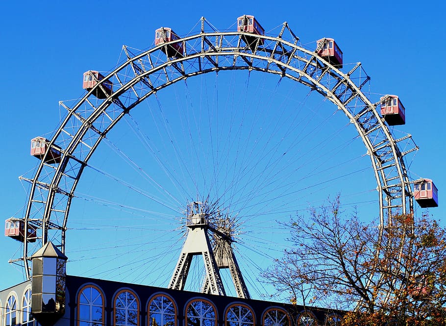 fair, prater, ferris Wheel, fun, amusement park, amusement park ride HD wallpaper